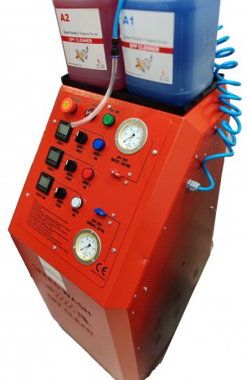 Onboard DPF Cleaning Machine with Measuring Function